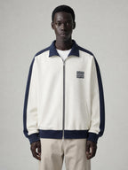 Veste zippée Sport II écrue et bleu marine – vue produit 4