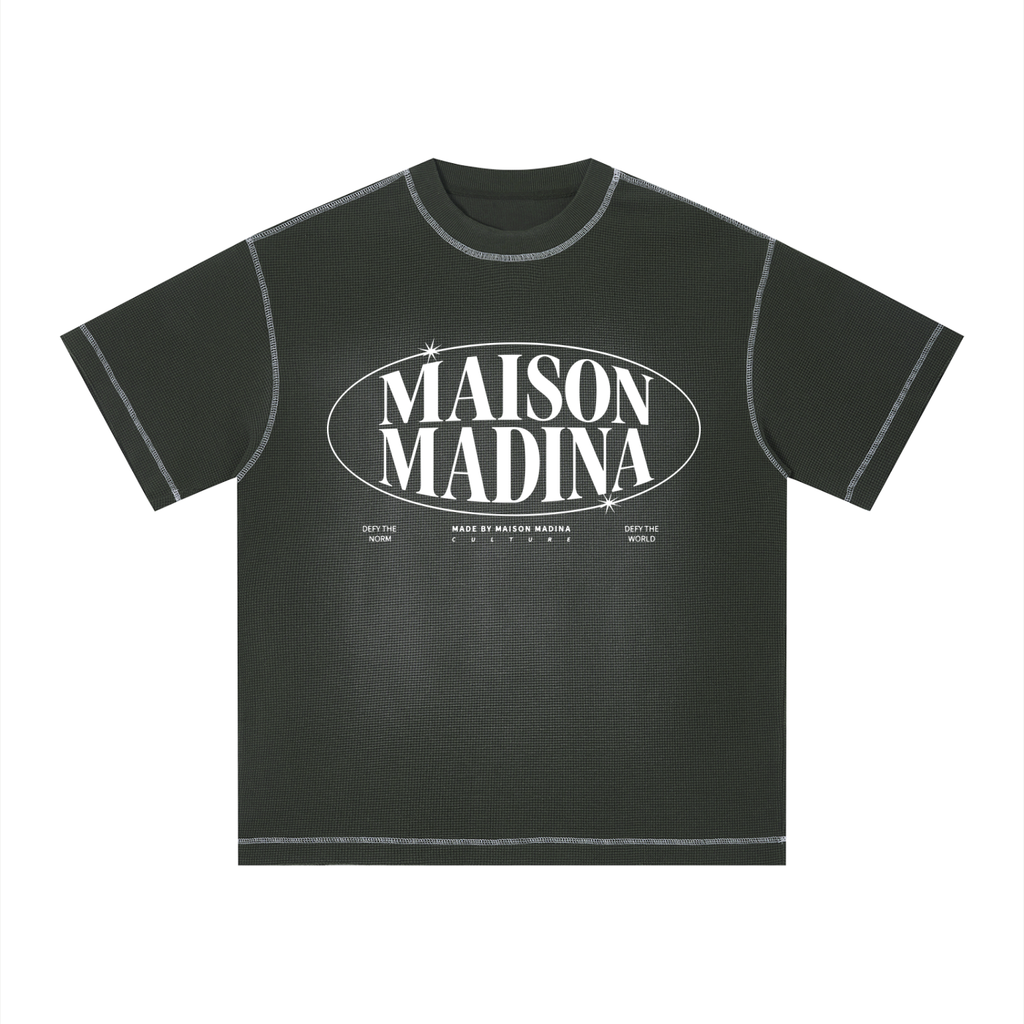 MM - Unisex Sunfade Waffle Boxy T-Shirt