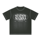 T-shirt boxy sunfade waffle 290 GSM kaki — vue produit 4