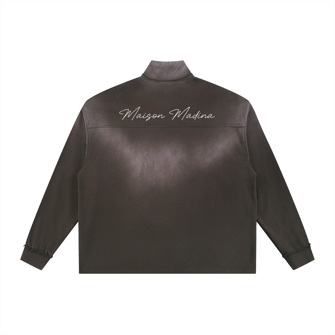 Sweat Demi-Zip “Brume d’Hiver” – Maison Madina