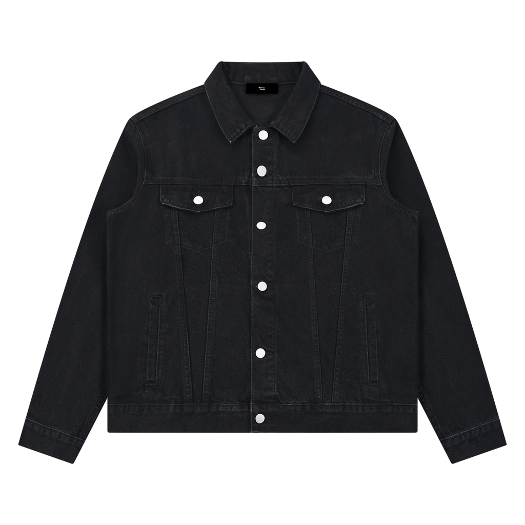 MM - Veste en jeans unisexe vintage wash