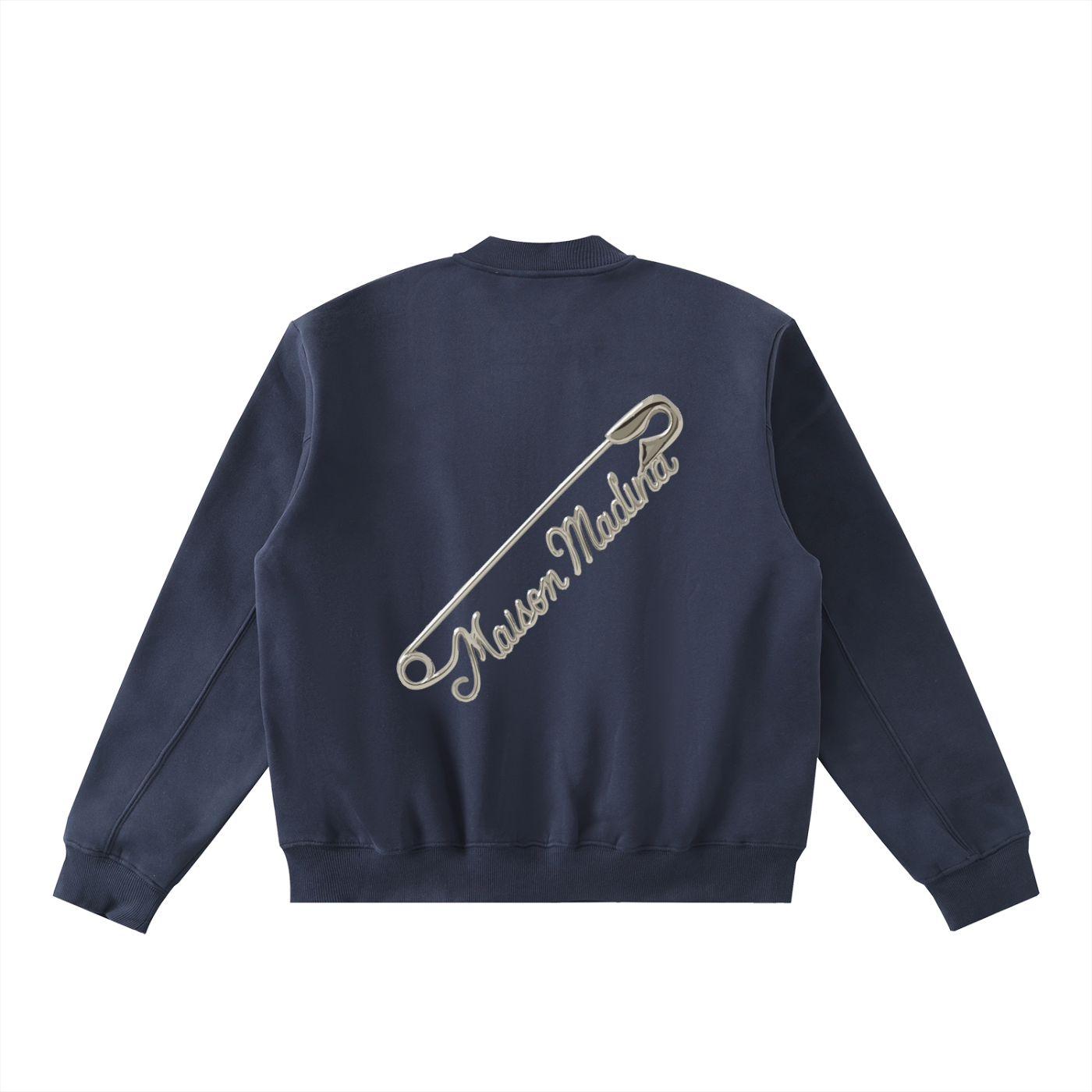 Blouson Streetwear Zippé Varsity en Fleece