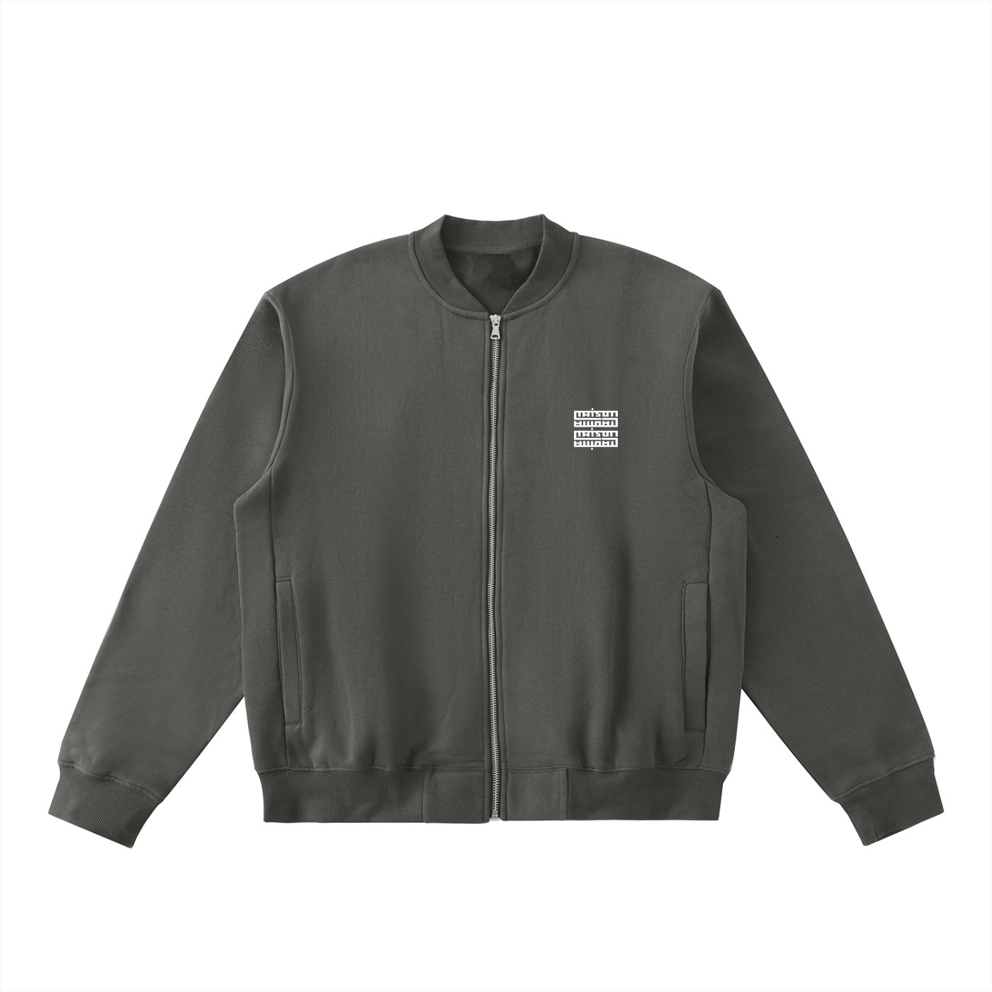 Blouson Streetwear Zippé Varsity en Fleece