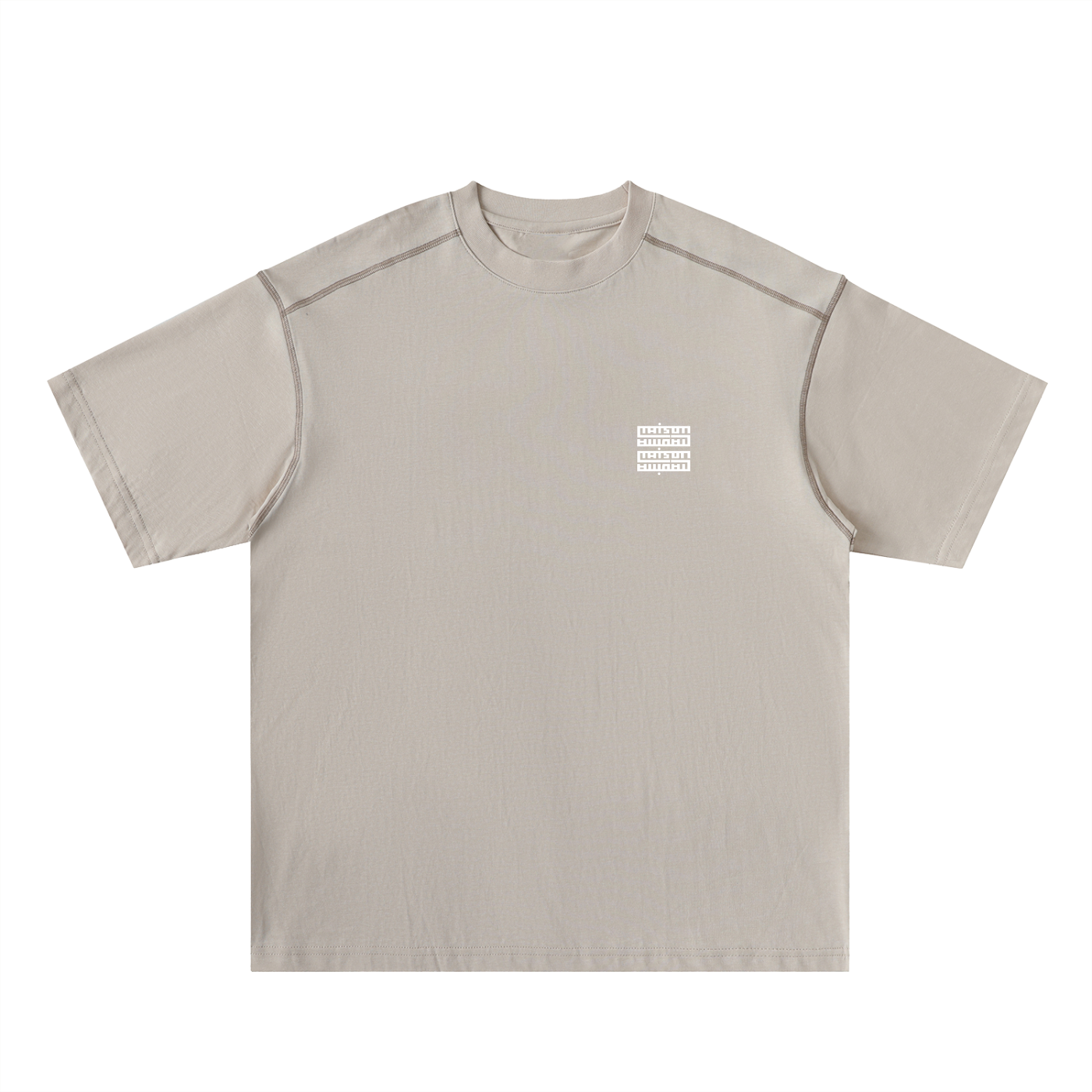 T-shirt Oversize Couture Signature en Coton
