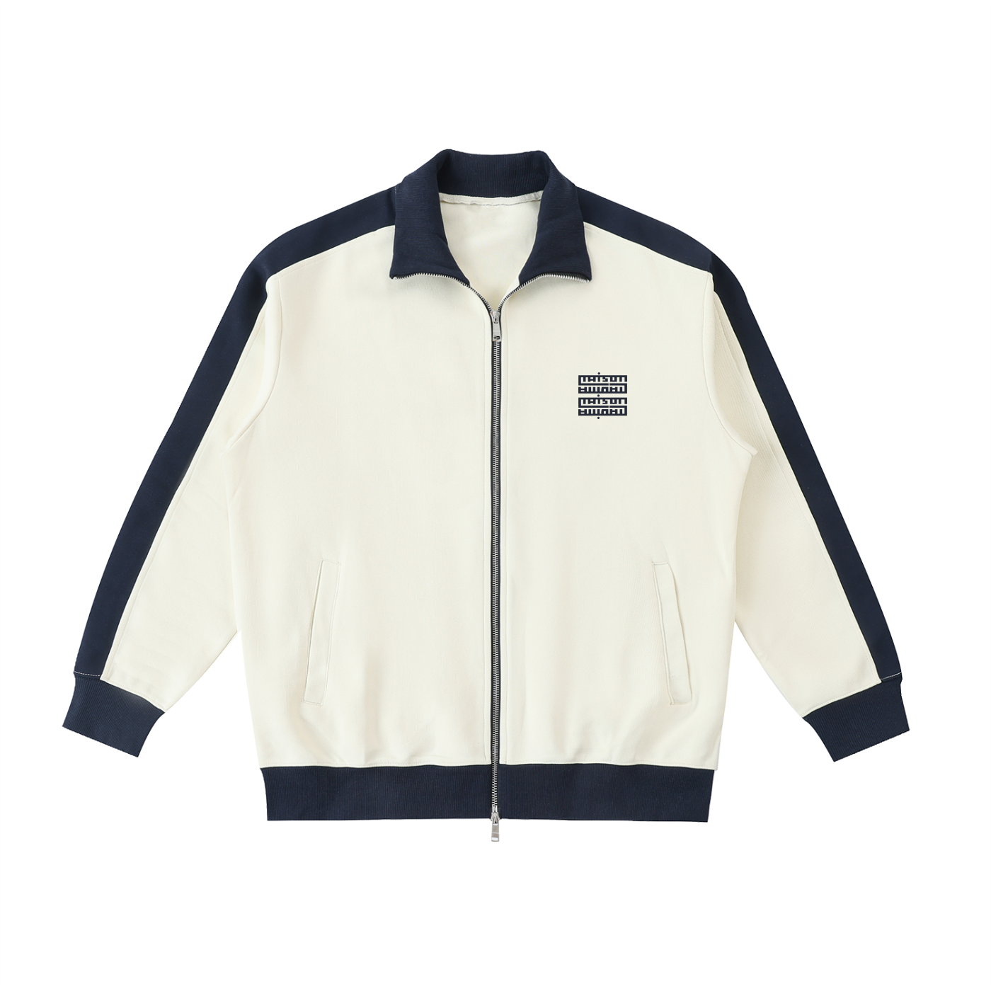 Veste Zippée Unisexe à Col Montant – Style Sporty & Streetwear