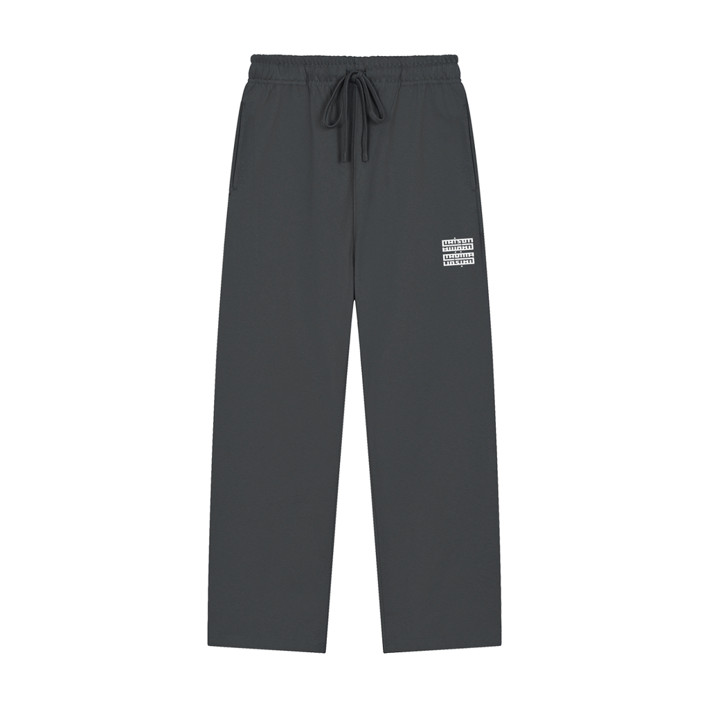 MM - Solid Color Straight-Leg Sweatpants