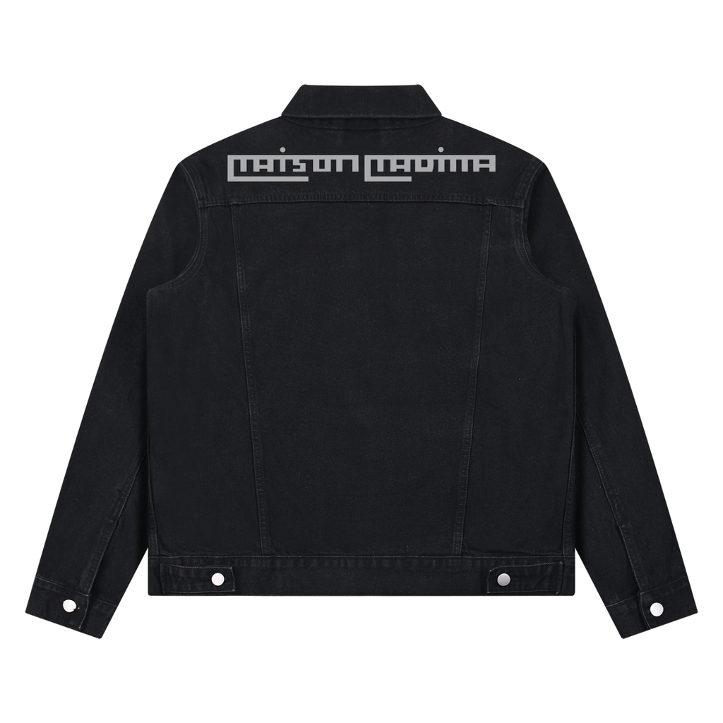MM - Veste en jeans unisexe vintage wash
