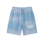 Short Waffle Sunfade Raw Hem — vue principale — Maison Madina