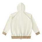 Veste à Capuche Zippée Rayures – Maison Madina - Maison Madina