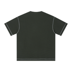 T-shirt boxy sunfade waffle 290 GSM kaki — vue produit 5
