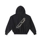 MM Hoodie Cropped – Distressed