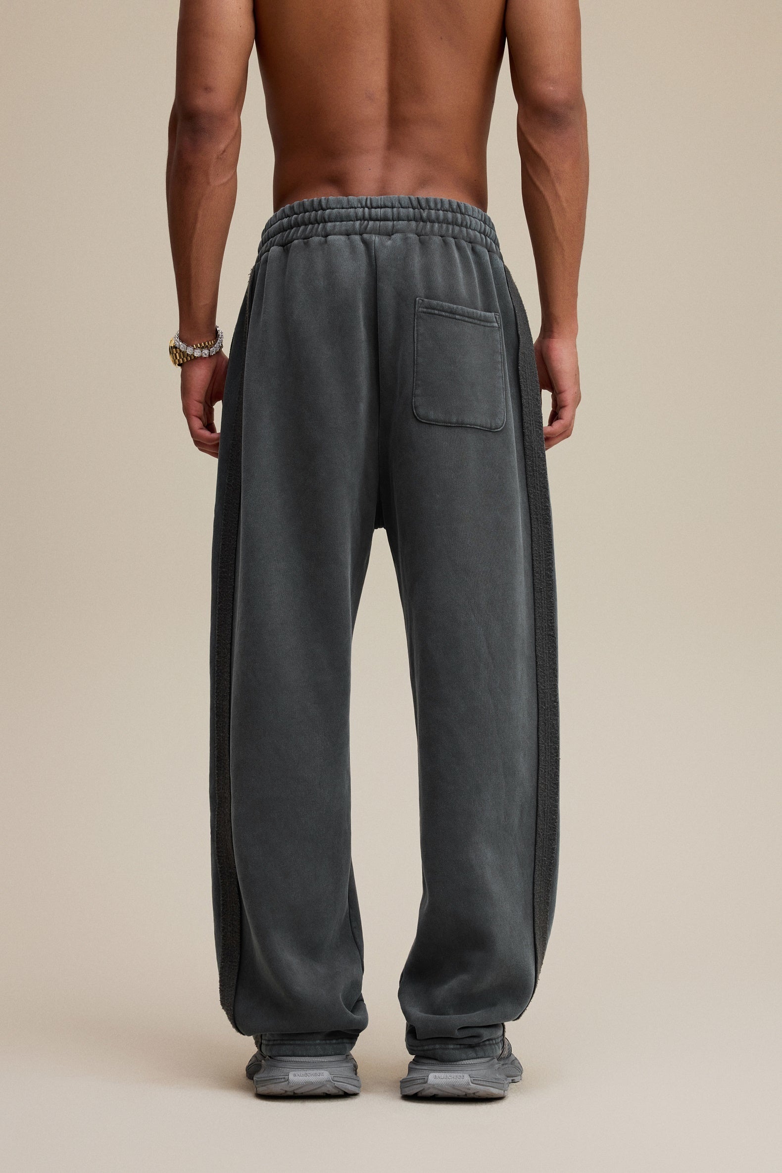 360GSM Men’s Lightweight Curved Blade Pants Dark Grey