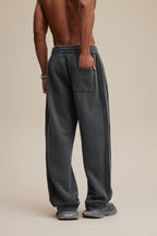 360GSM Men’s Lightweight Curved Blade Pants Dark Grey