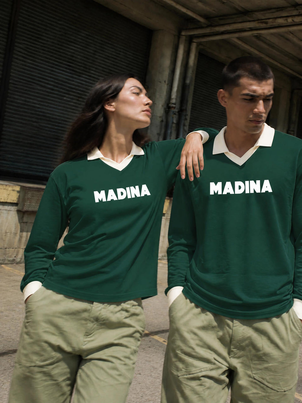 MM Sweat Unisexe Col — Héritage Algérie