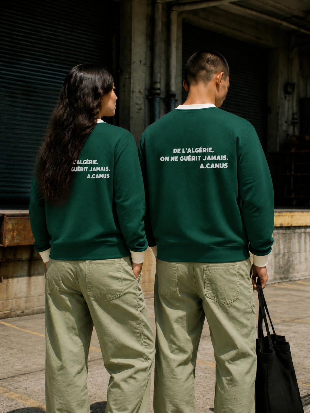 MM Sweat Unisexe Col — Héritage Algérie