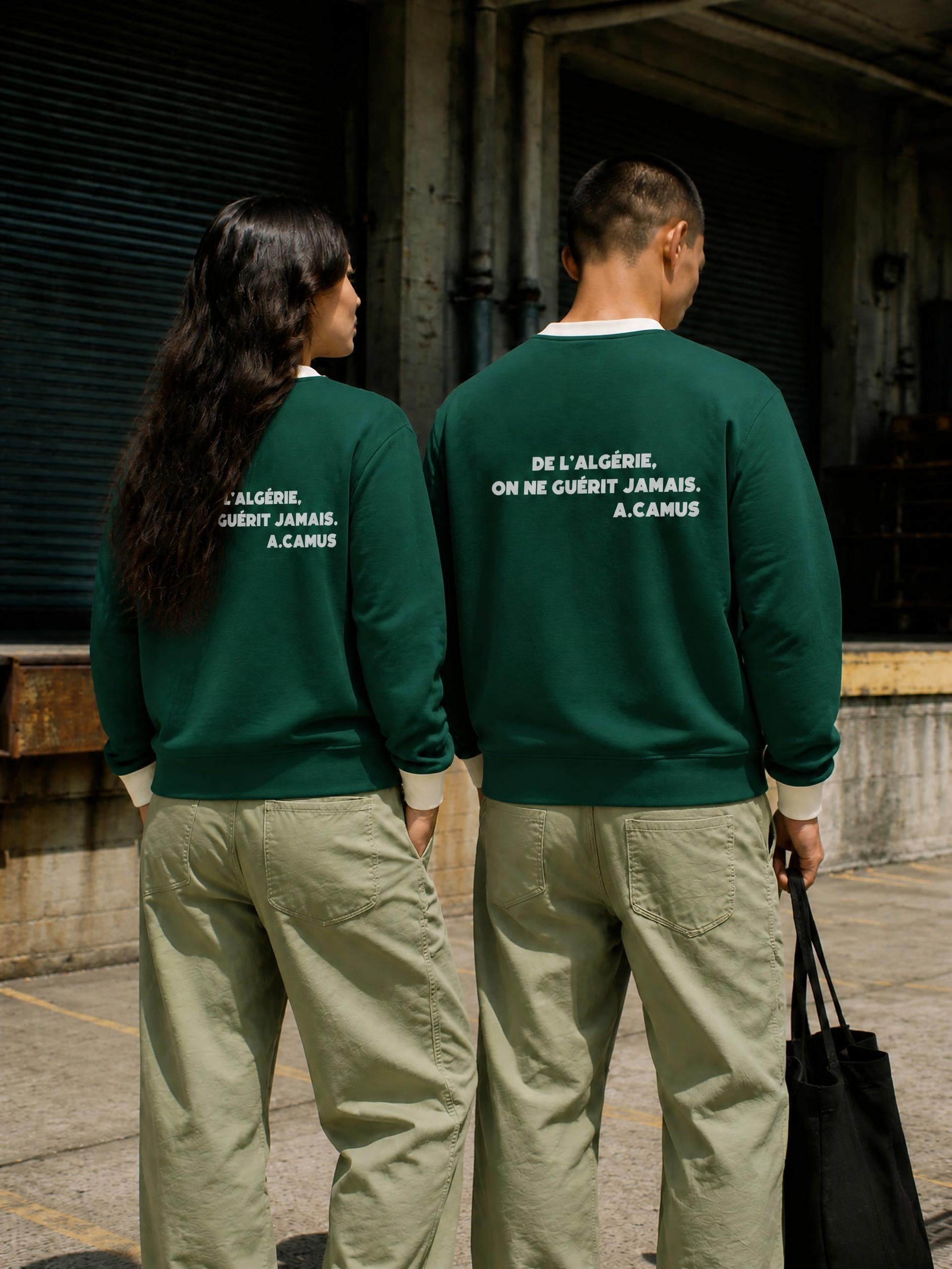 MM Sweat Unisexe Col — Héritage Algérie