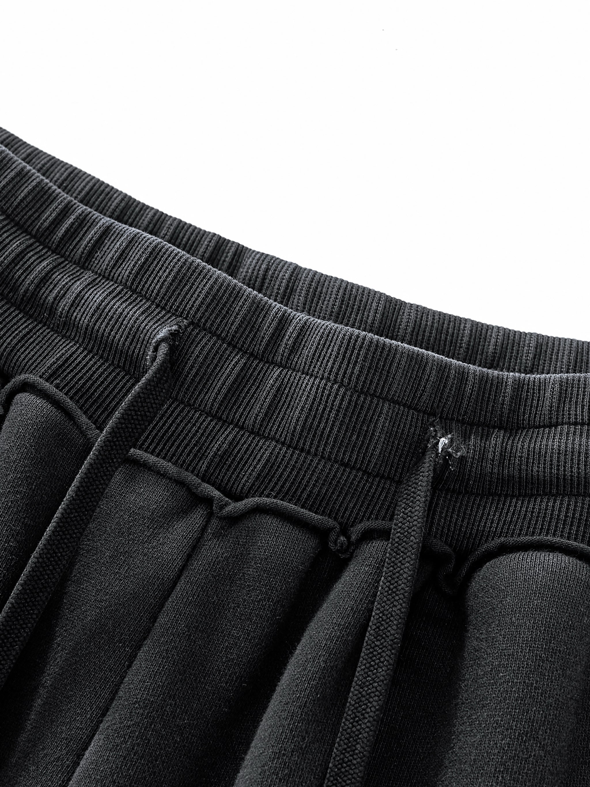 Pantalon de Jogging Premium Lavé & Coutures Raw