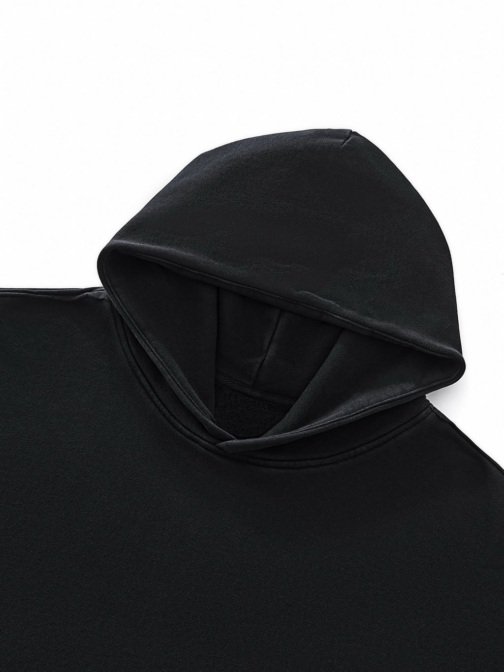 Sweat à Capuche Oversize Style Vintage Coutures Brutes