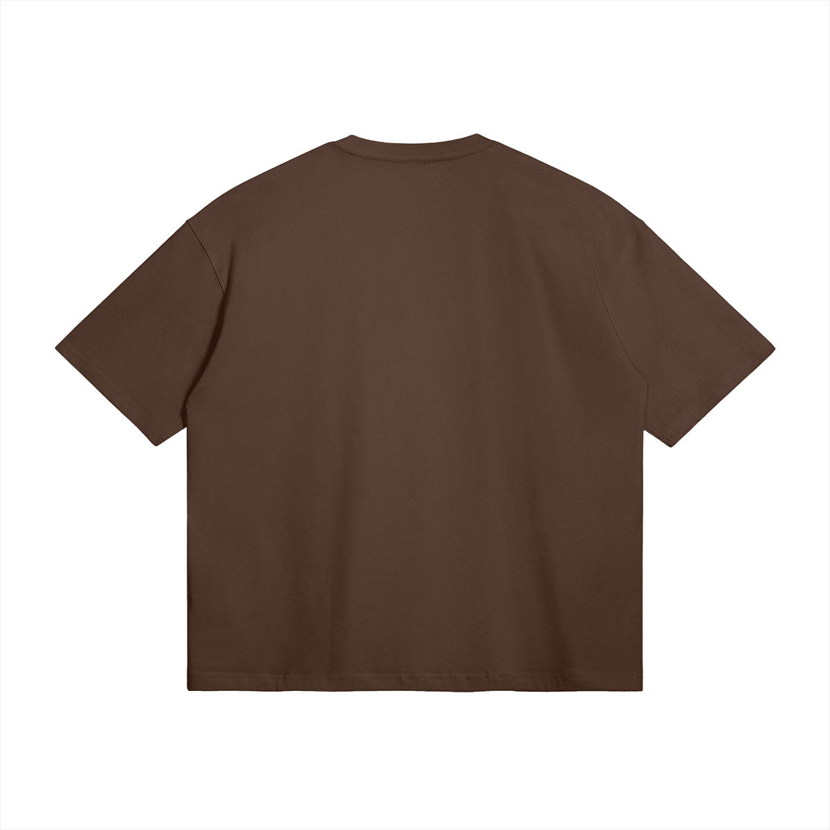 T-shirt Oversize Maison Madina — Dark Brown — vue dos