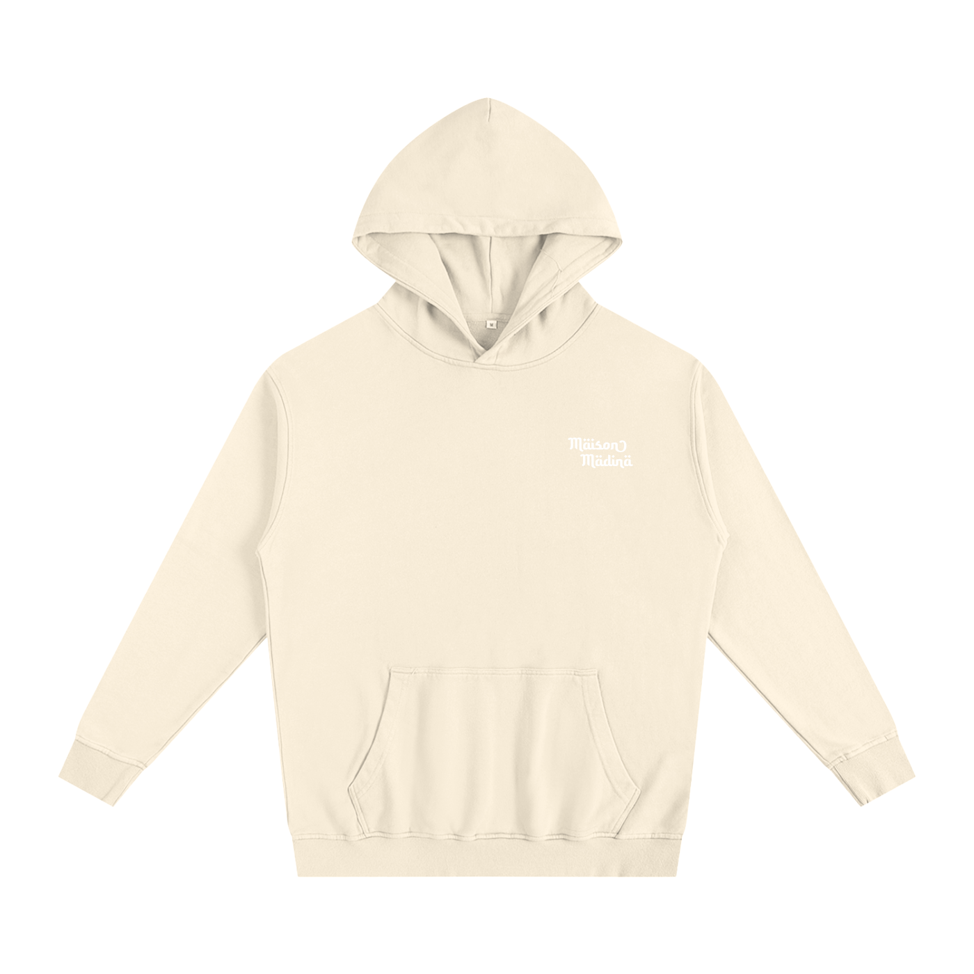 Oversized Essential Hoodie Berrad - Cream Apricot / S