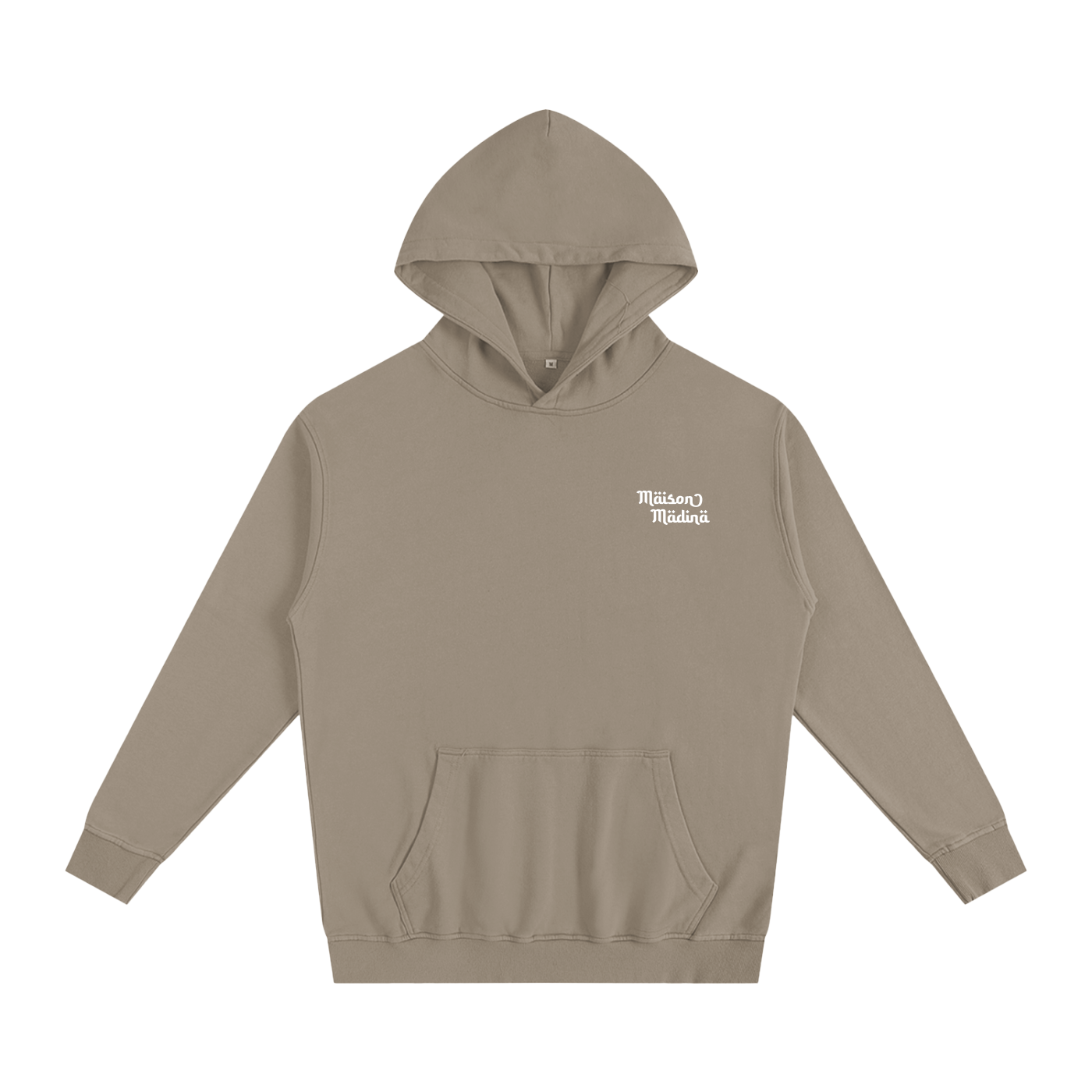 Oversized Essential Hoodie Berrad - Gray Coffee / S