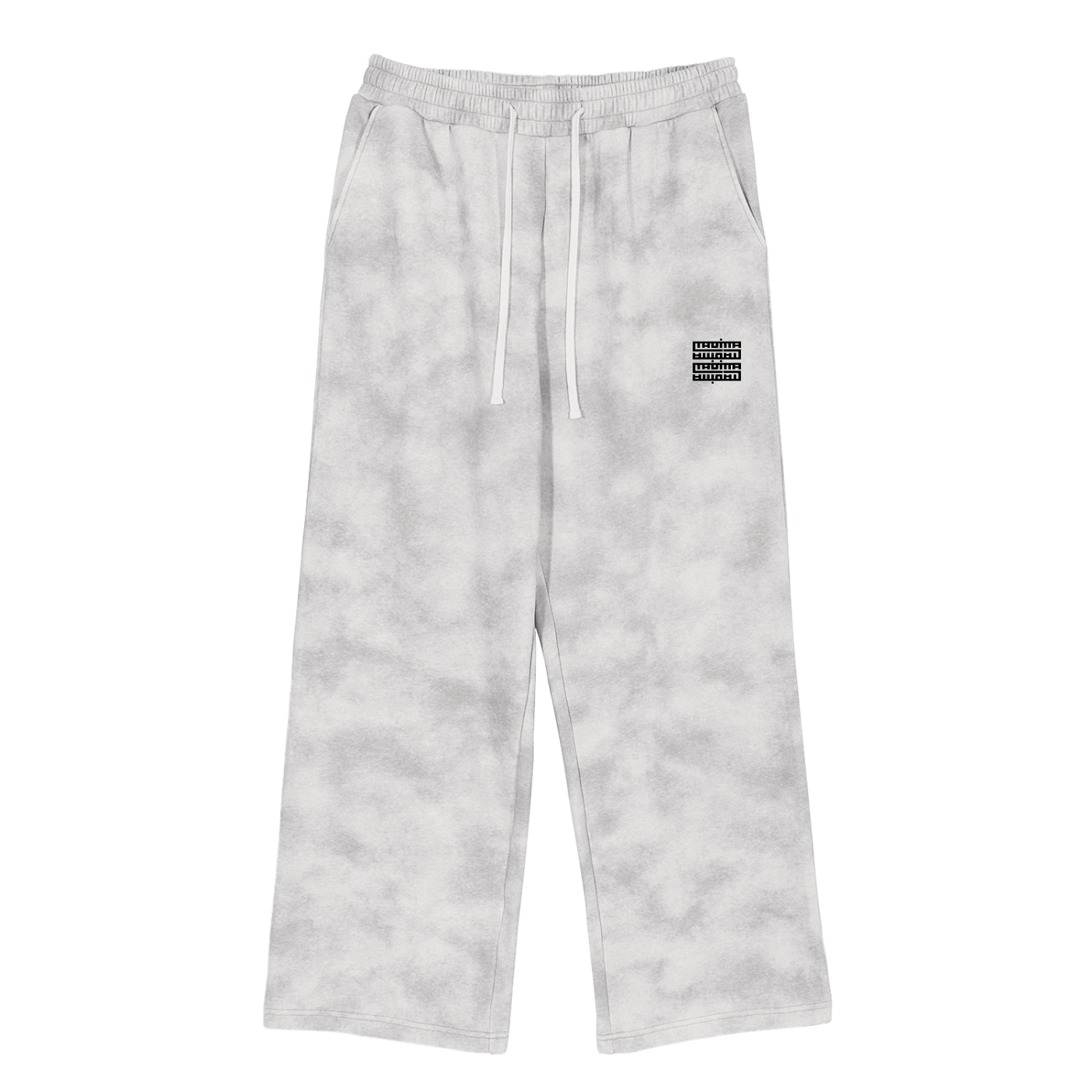 Pantalon Dirty Washed - Flower gray / S