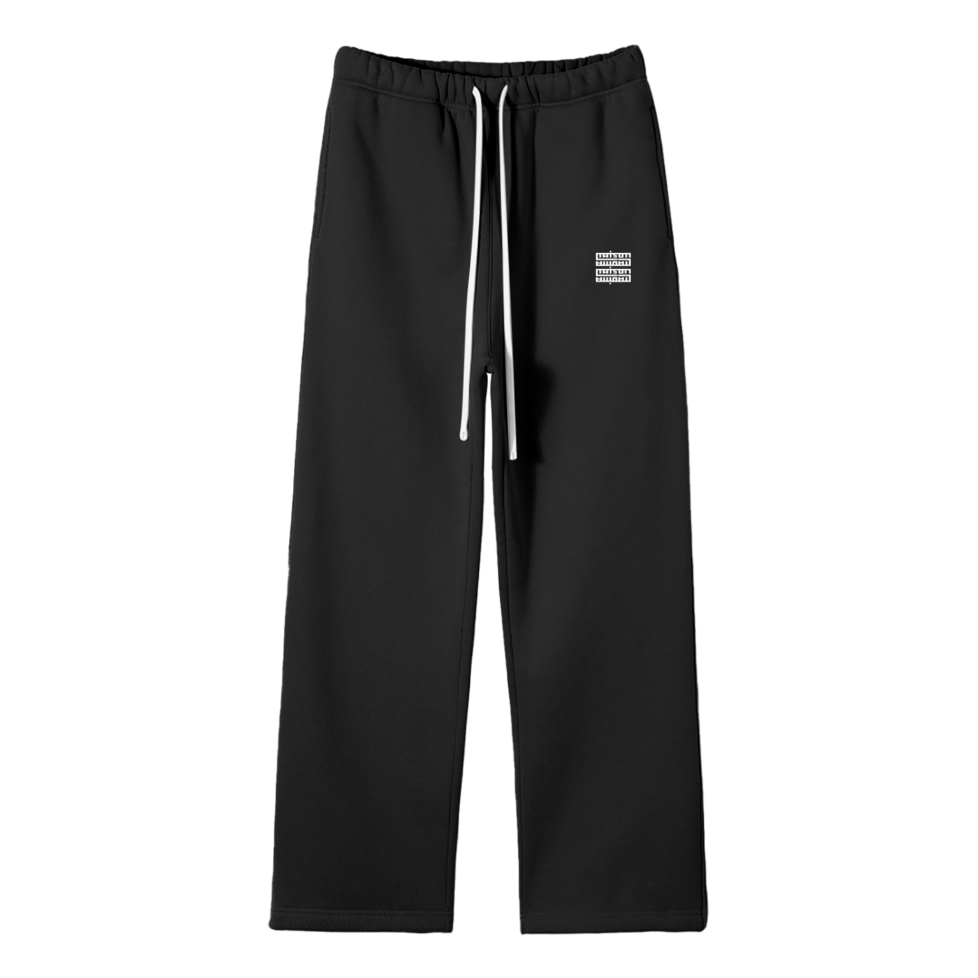 Pantalon unisexe droit – Maison Madina | Style minimaliste & confort hivernal - Black / S