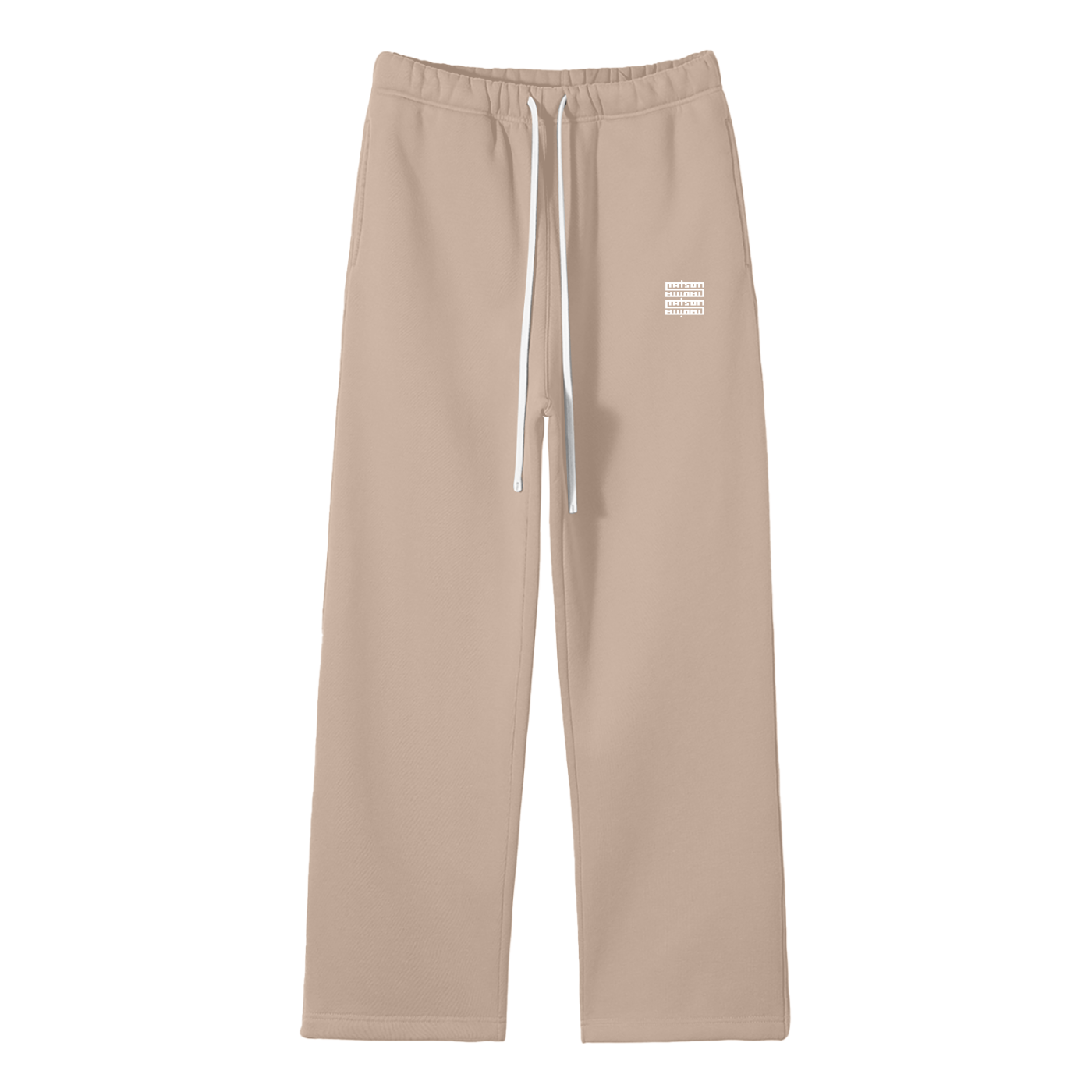 Pantalon unisexe droit – Maison Madina | Style minimaliste & confort hivernal - Gray Apricot / S