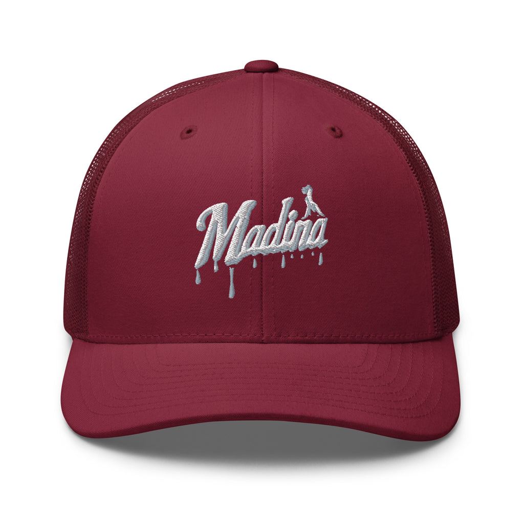Casquette trucker MM bordeaux — vue de face
