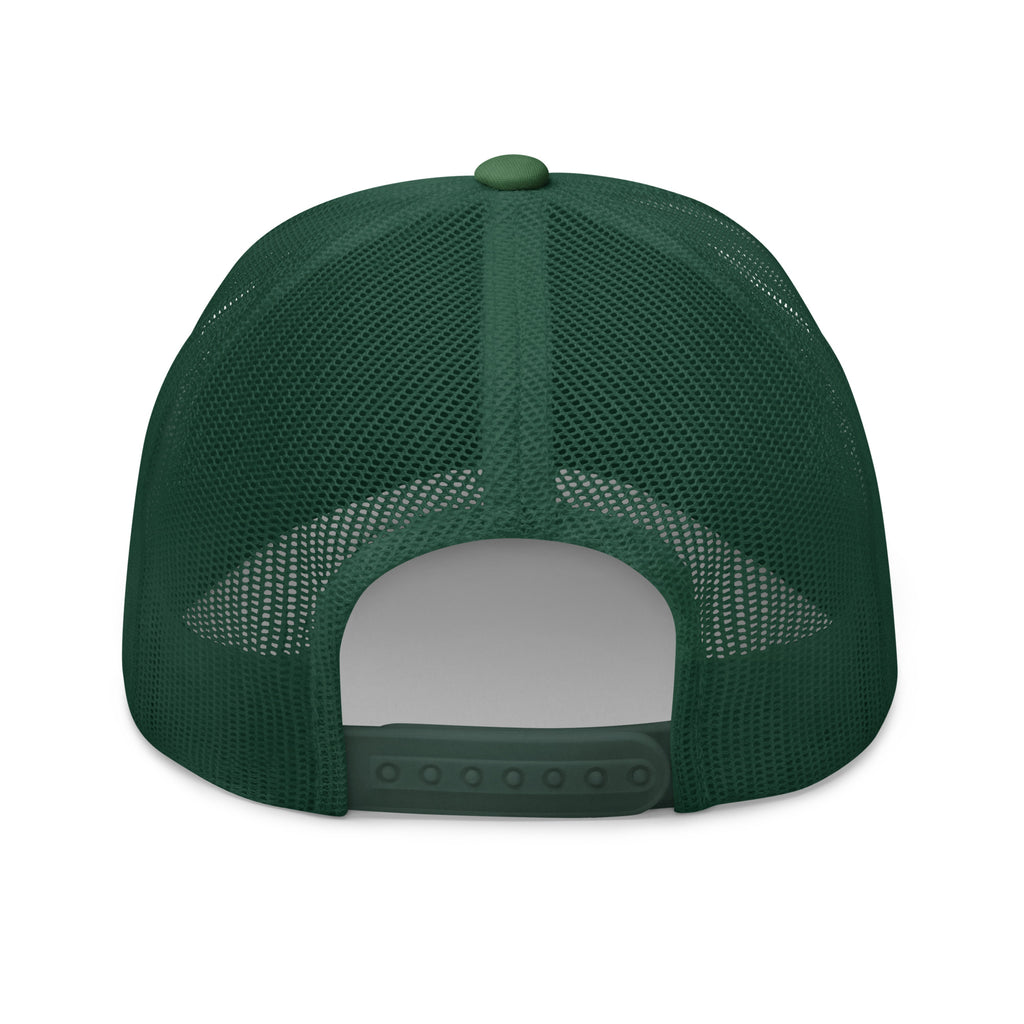 Casquette trucker MM vert profond — vue arrière