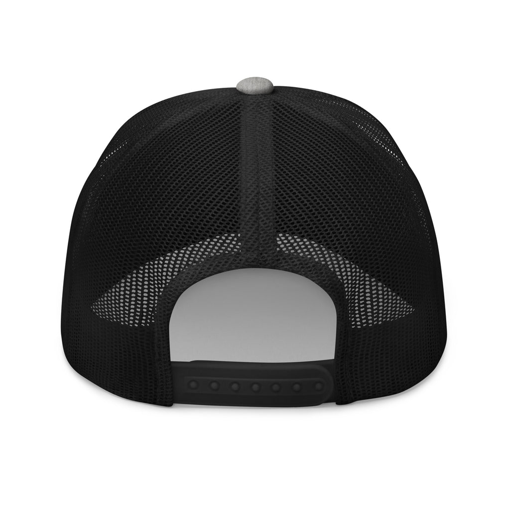 Casquette trucker MM noire chinée — vue arrière