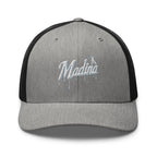 Casquette trucker MM noire chinée — vue de face