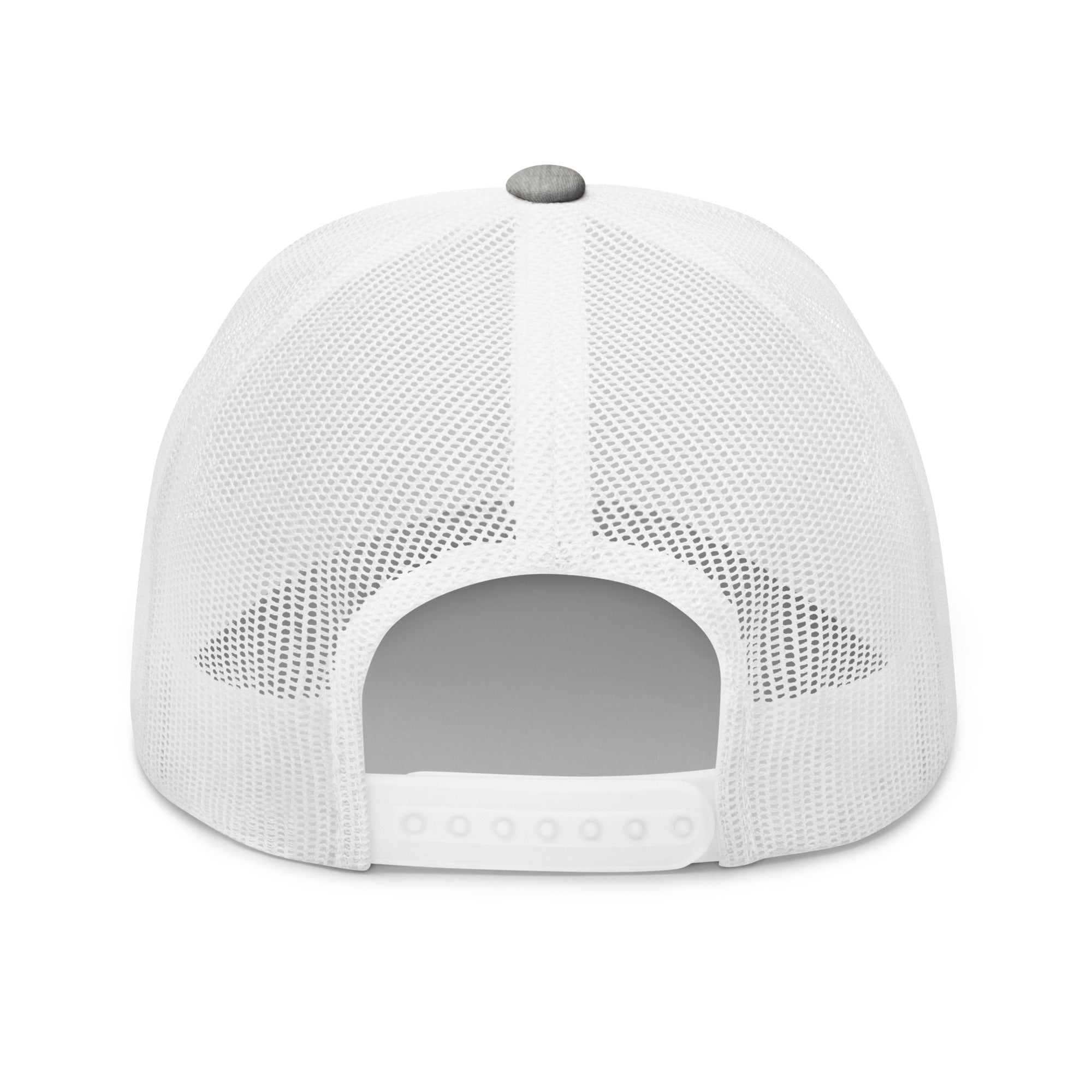 Casquette trucker MM gris chiné et blanche — vue arrière