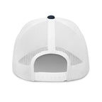 Casquette trucker MM bleu marine et blanche — vue arrière