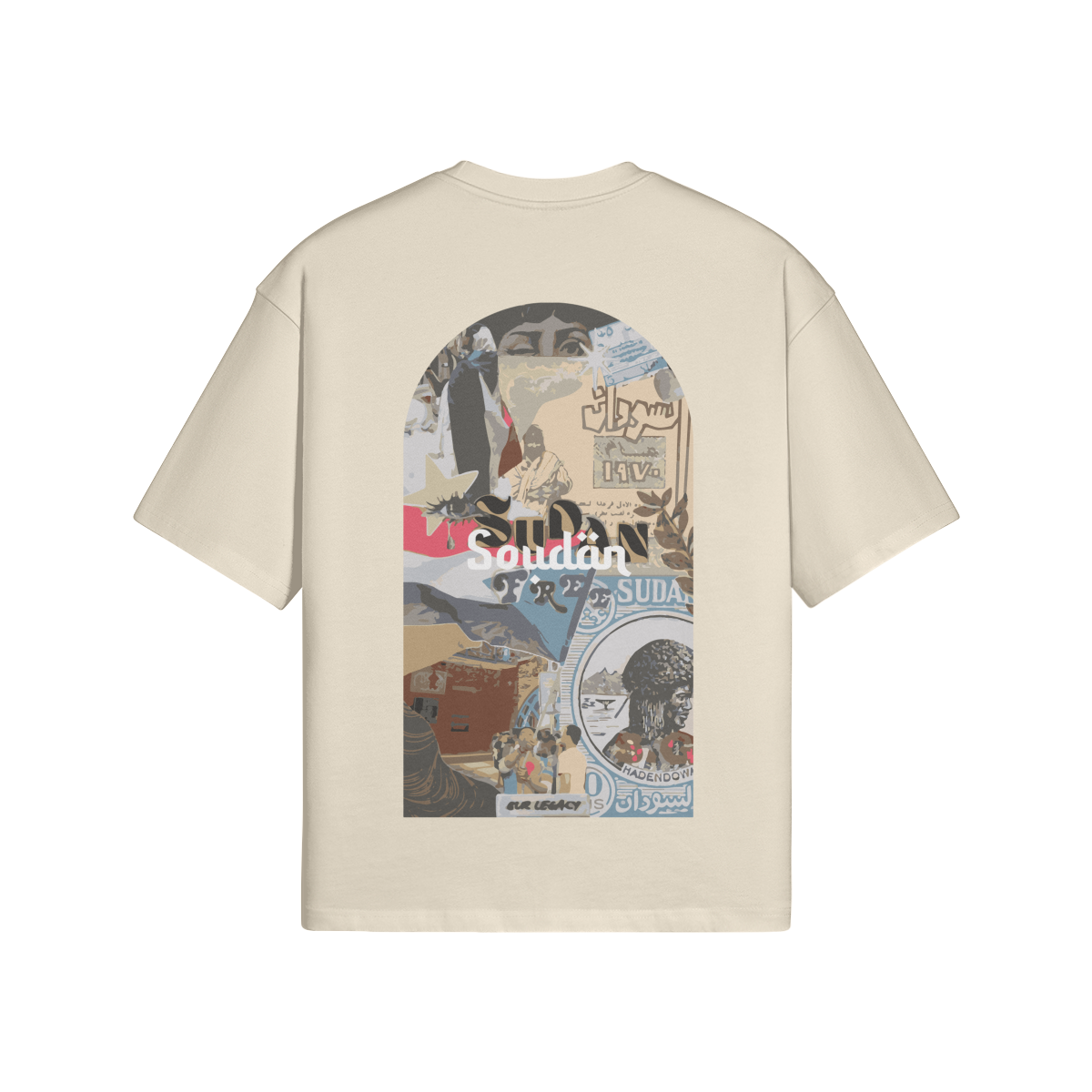 T-shirt Oversize Soudan - Maison Madina