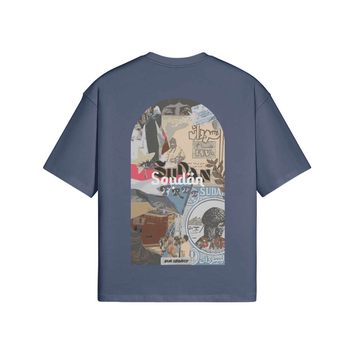 T-shirt Oversize Soudan - Maison Madina