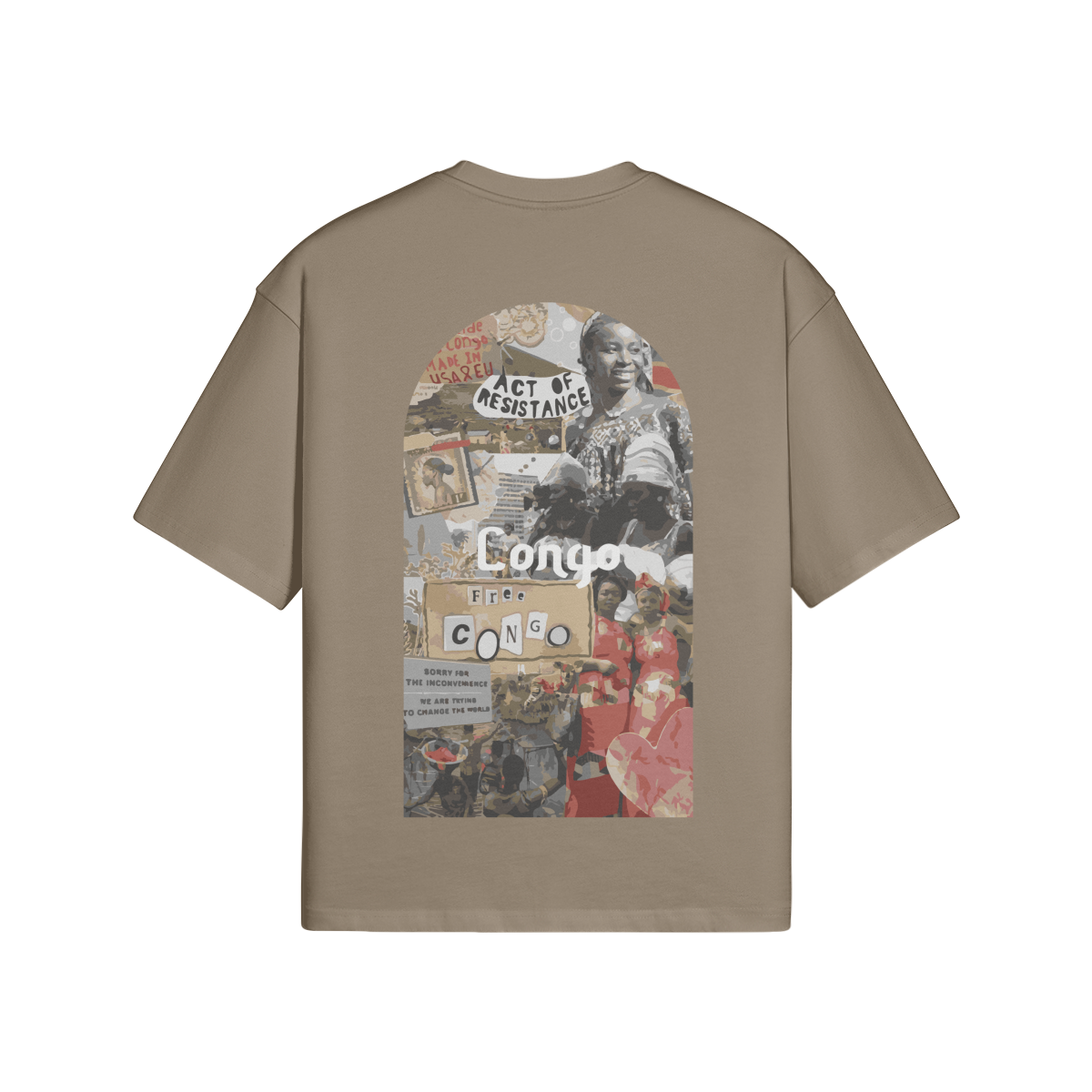 T-shirt Oversize Congo - Maison Madina