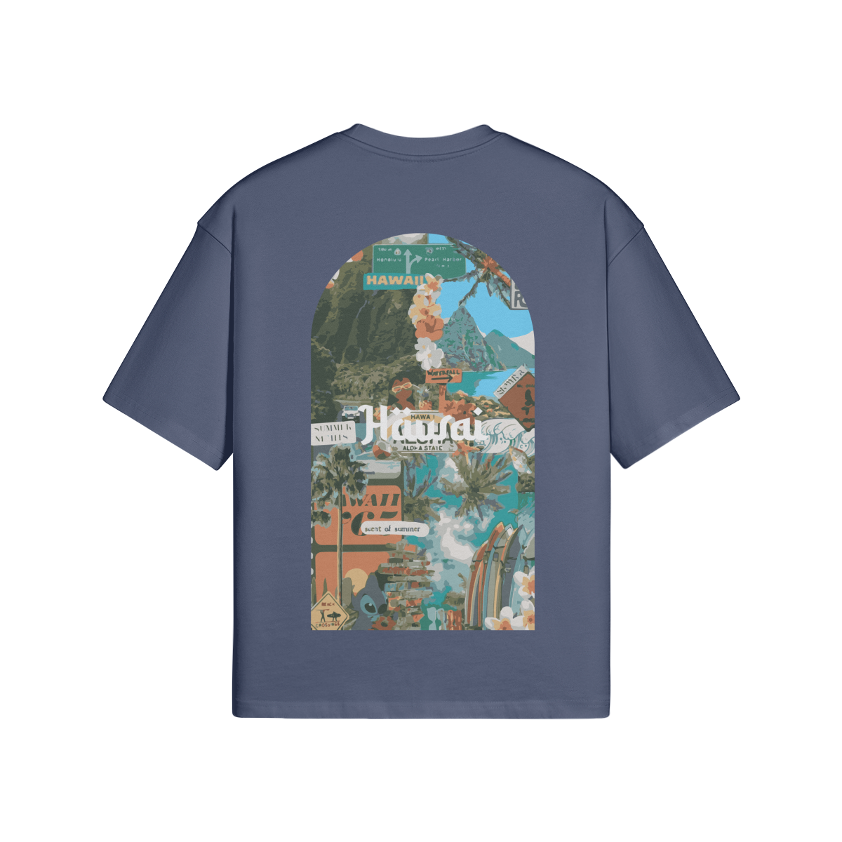 T-shirt Oversize Hawai - Maison Madina