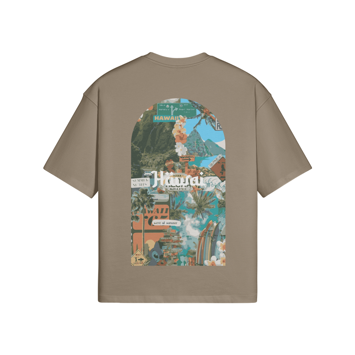 T-shirt Oversize Hawai - Maison Madina