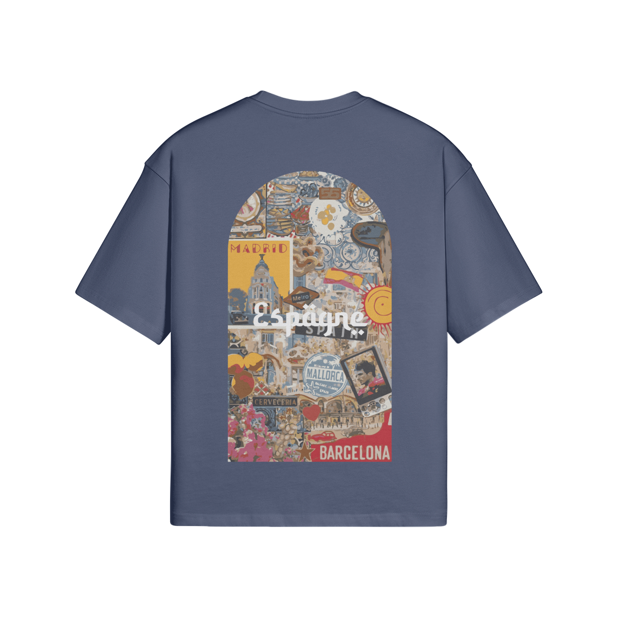 T-shirt Oversize Espagne - Maison Madina