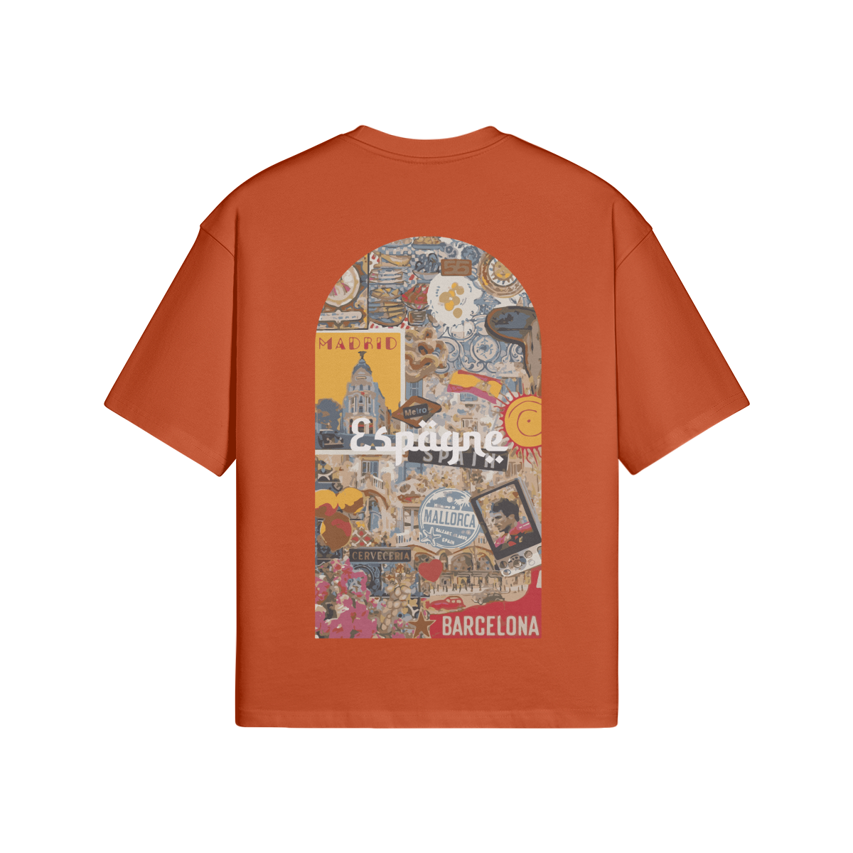 T-shirt Oversize Espagne - Maison Madina