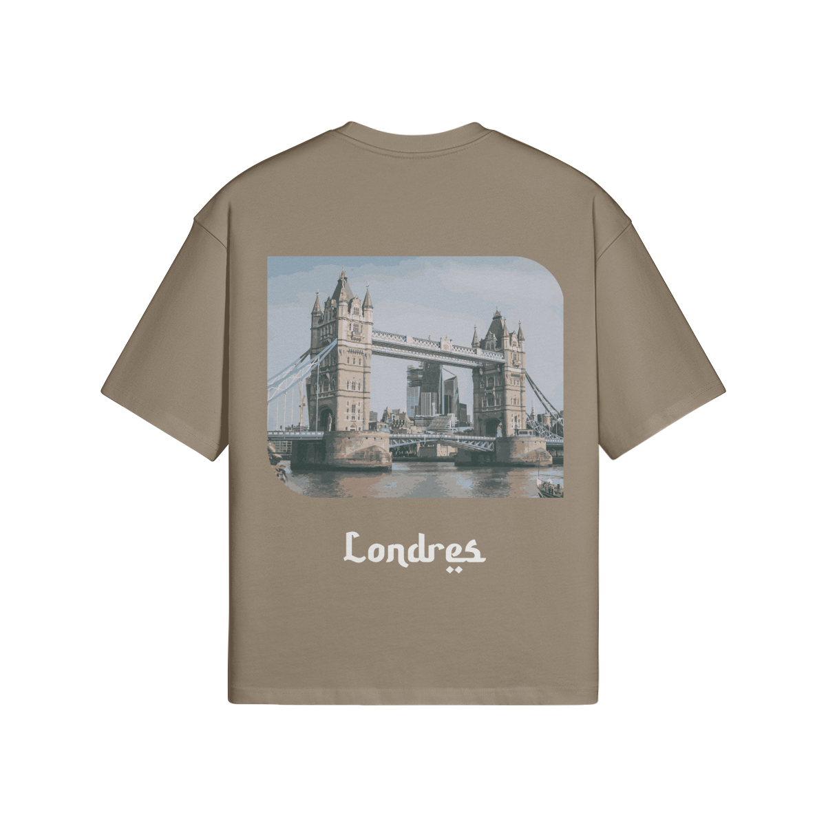 T-shirt Oversize Londres - Maison Madina