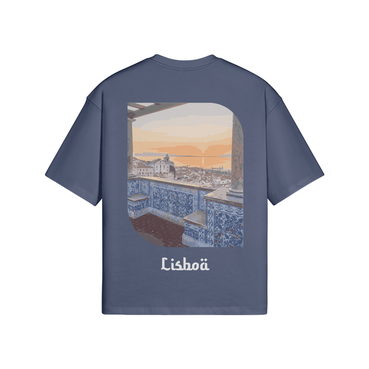 T-shirt Oversize Lisbonne - Maison Madina