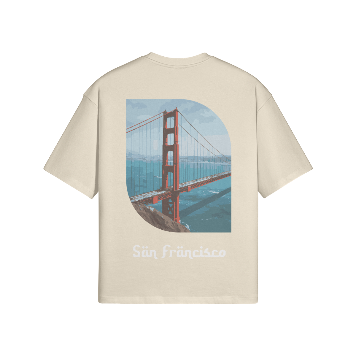 T-shirt Oversize San Francisco - Maison Madina