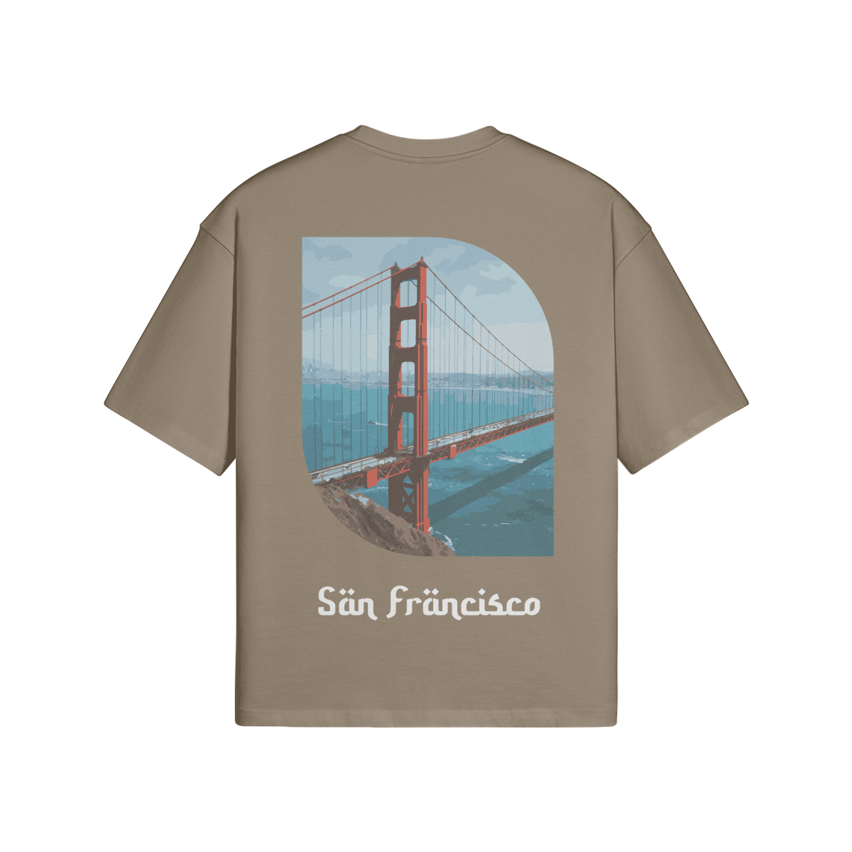 T-shirt Oversize San Francisco - Maison Madina