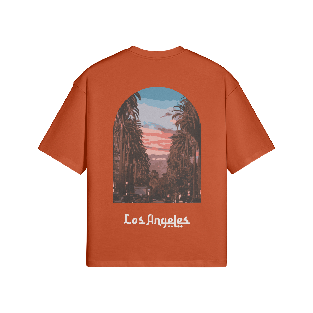 T-shirt Oversize Los Angeles - Maison Madina