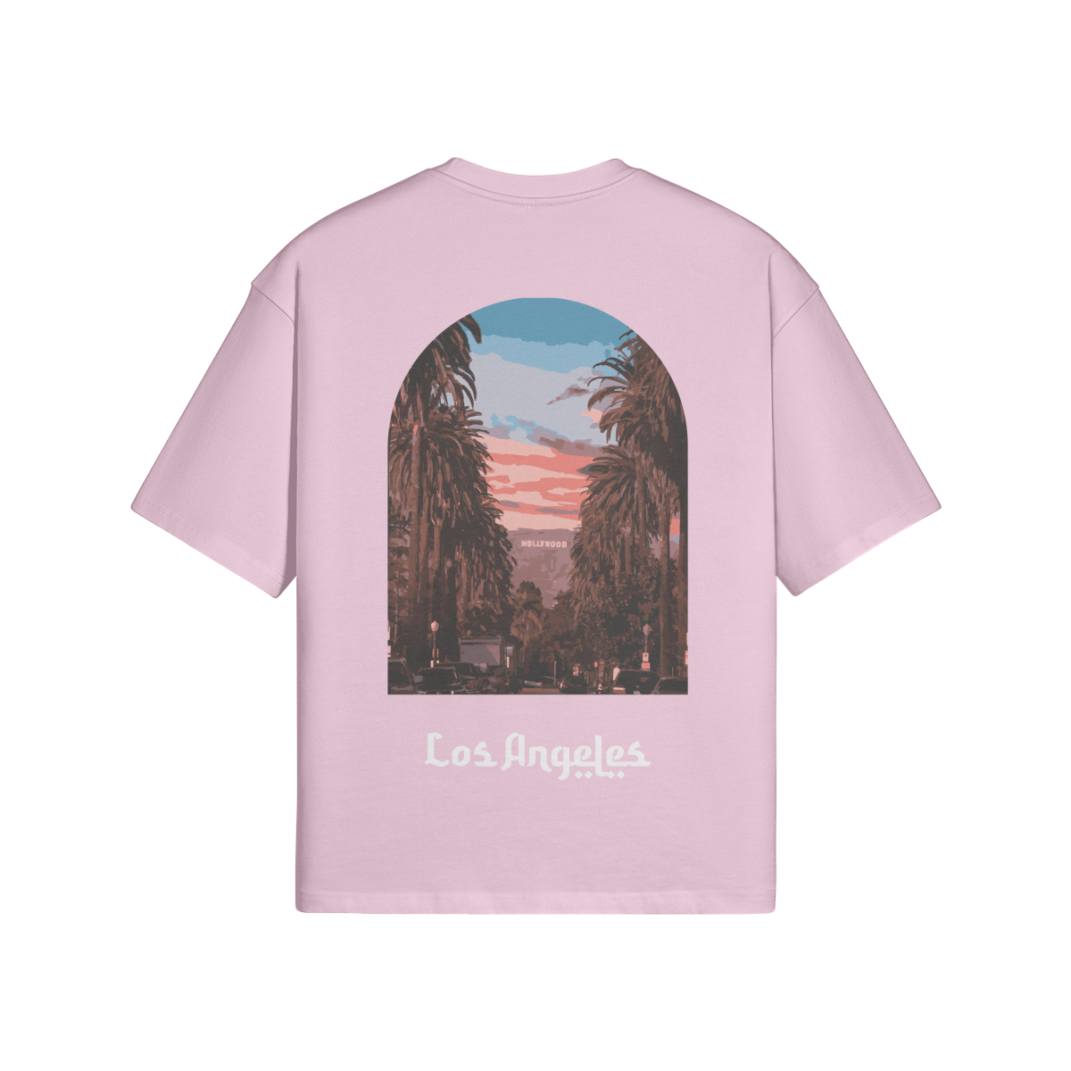 T-shirt Oversize Los Angeles - Maison Madina