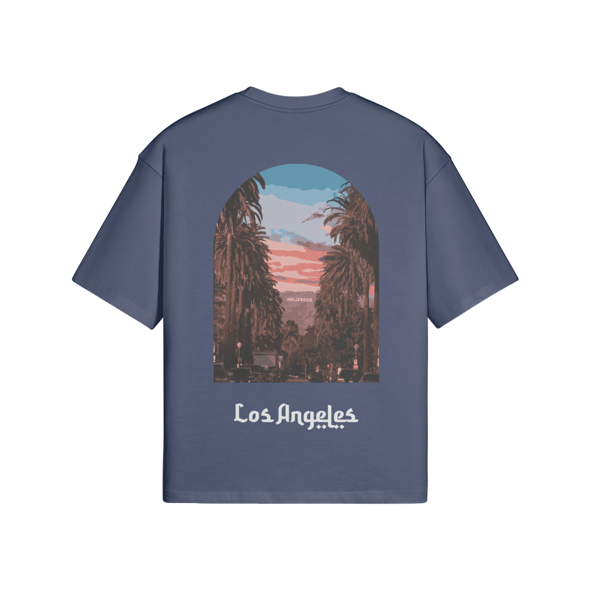 T-shirt Oversize Los Angeles - Maison Madina