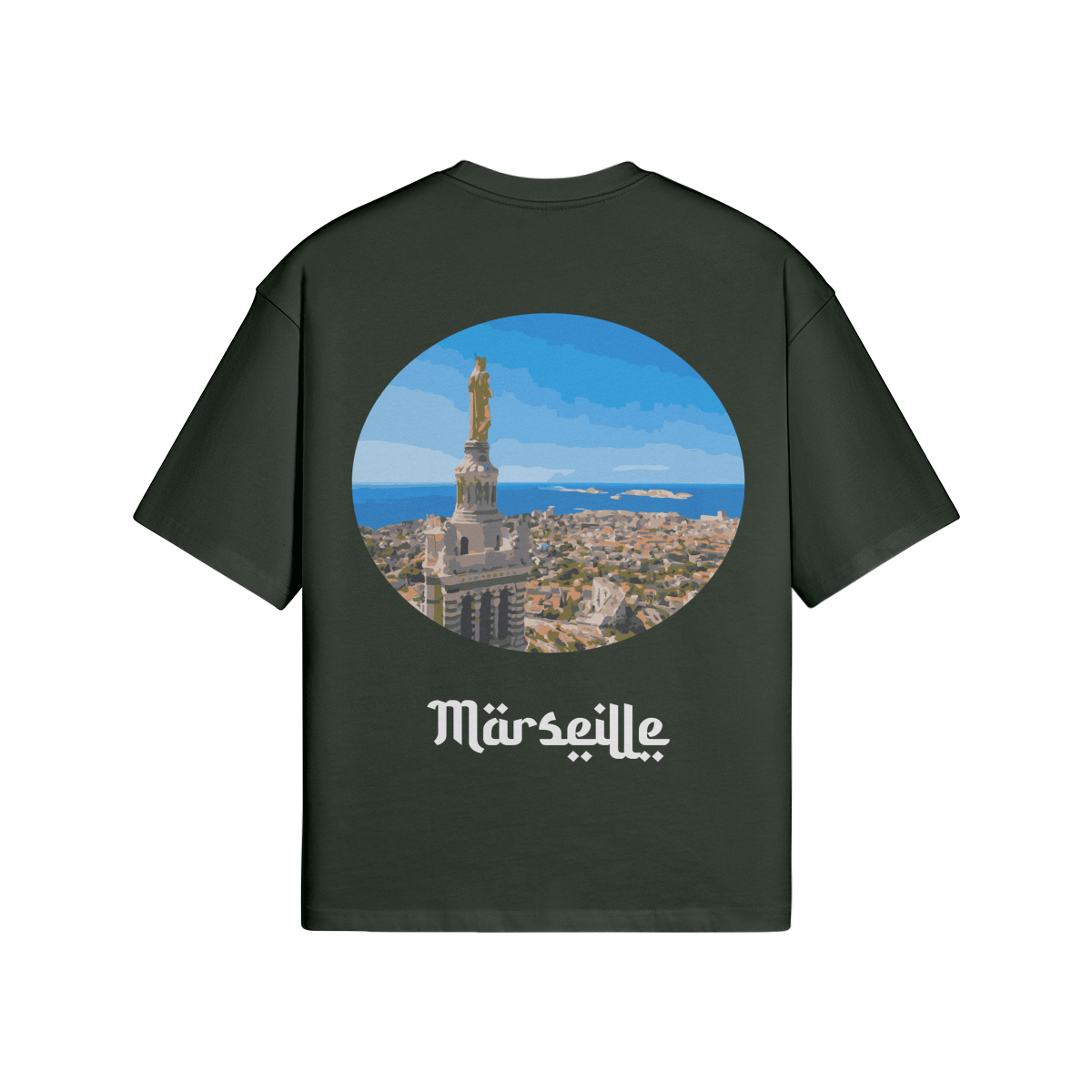 T-shirt Oversize Marseille - Maison Madina