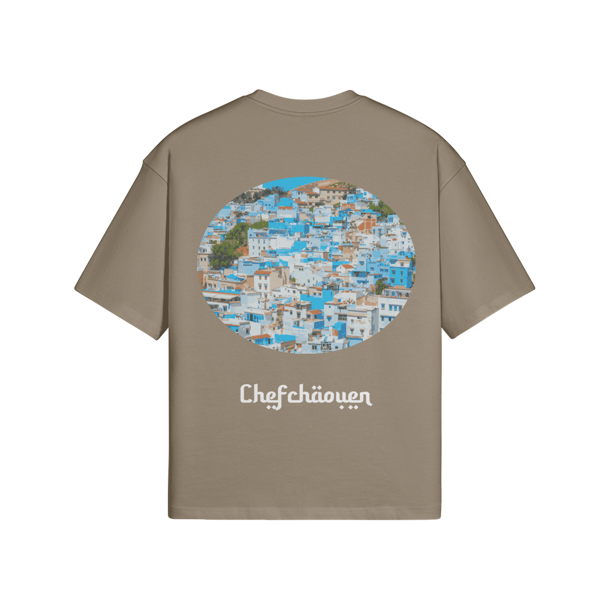 Tshirt Oversize Chefchaouen - Maison Madina